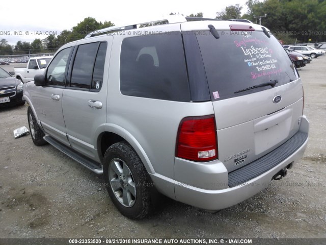 1FMZU75W44ZA07211 - 2004 FORD EXPLORER LIMITED SILVER photo 3