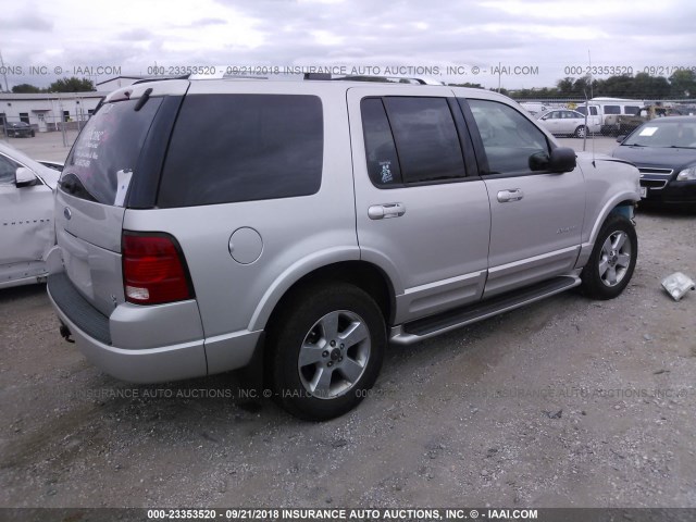 1FMZU75W44ZA07211 - 2004 FORD EXPLORER LIMITED SILVER photo 4