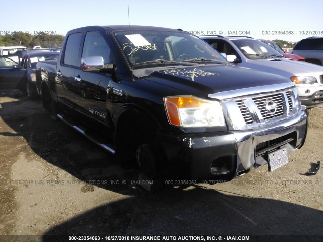 1N6BA0ED0CN316603 - 2012 NISSAN TITAN S/SV/SL/PRO-4X BLACK photo 1