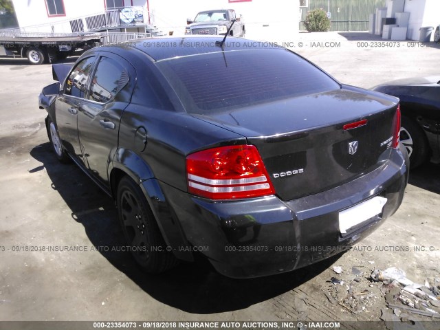 1B3CC4FB6AN174519 - 2010 DODGE AVENGER SXT BLACK photo 3