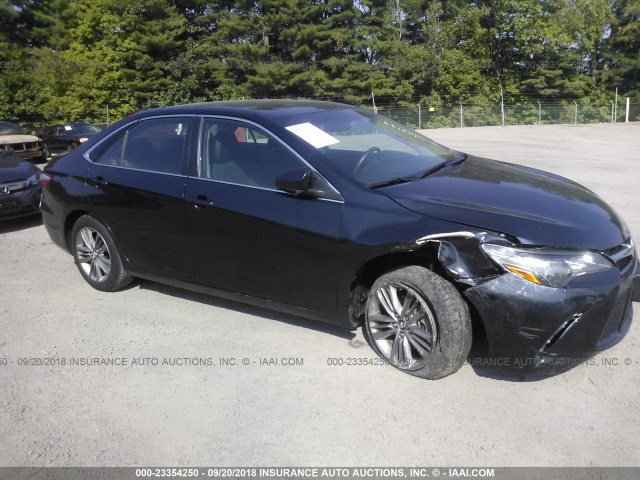 4T1BF1FK5HU400139 - 2017 TOYOTA CAMRY LE/XLE/SE/XSE BLACK photo 1