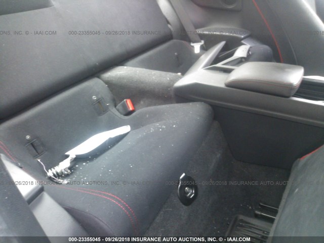 JF1ZNAA17F9713249 - 2015 TOYOTA SCION FR-S SILVER photo 8