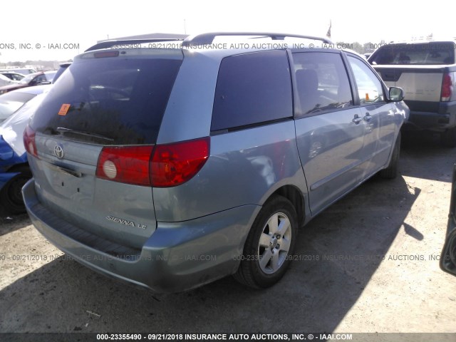 5TDKK4CC4AS315382 - 2010 TOYOTA SIENNA CE/LE BLUE photo 4