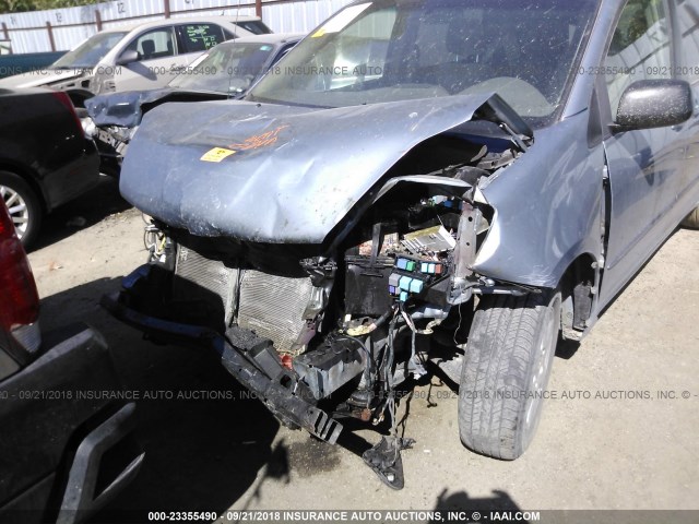 5TDKK4CC4AS315382 - 2010 TOYOTA SIENNA CE/LE BLUE photo 6