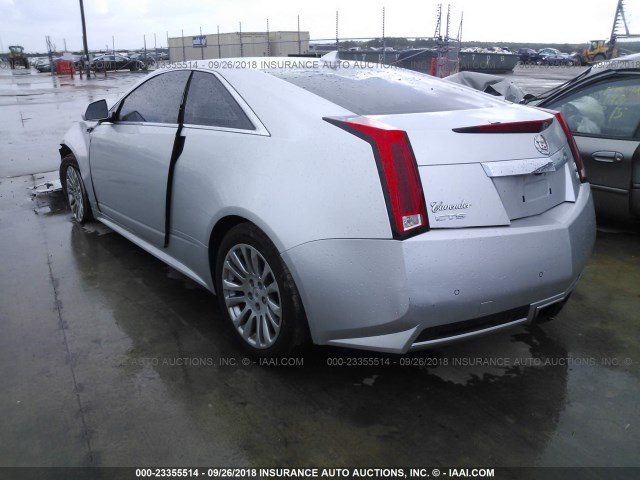 1G6DJ1E37C0158592 - 2012 CADILLAC CTS PERFORMANCE COLLECTION SILVER photo 3