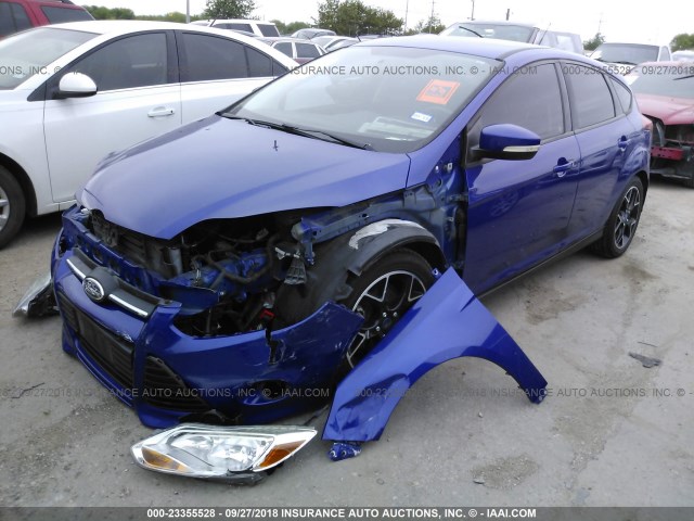 1FADP3K29DL276698 - 2013 FORD FOCUS SE 蓝色 照片 2