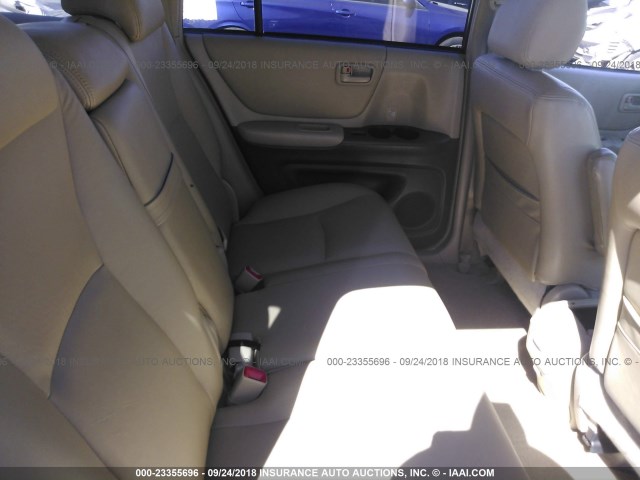 JTEDP21A650065860 - 2005 TOYOTA HIGHLANDER LIMITED WHITE photo 8