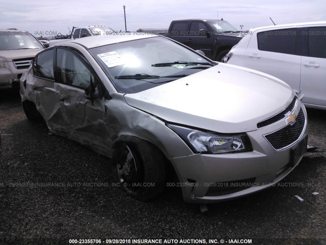 1G1PA5SH1E7106881 - 2014 CHEVROLET CRUZE LS SILVER photo 1