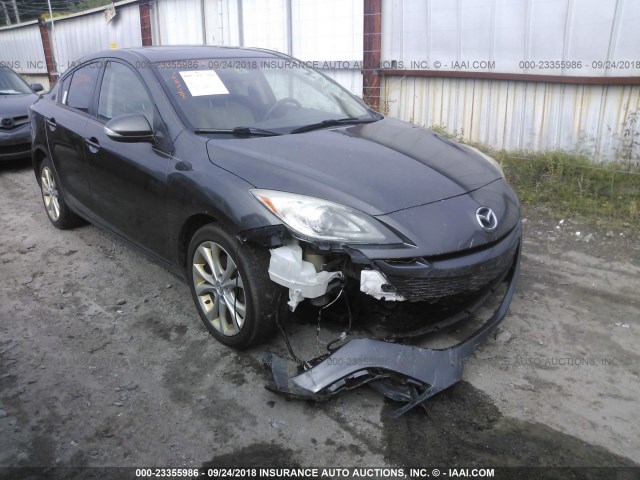 JM1BL1S54A1102119 - 2010 MAZDA 3 S GRAY photo 1