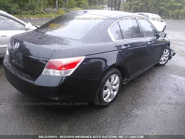 1HGCP26809A018766 - 2009 HONDA ACCORD BLACK photo 4