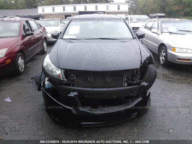 1HGCP26809A018766 - 2009 HONDA ACCORD BLACK photo 6