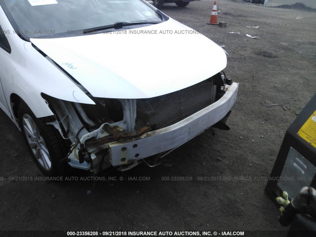 2HGFB2F98CH309447 - 2012 HONDA CIVIC EXL WHITE photo 6