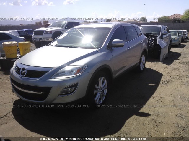 JM3TB2DA1C0336564 - 2012 MAZDA CX-9 SILVER photo 2