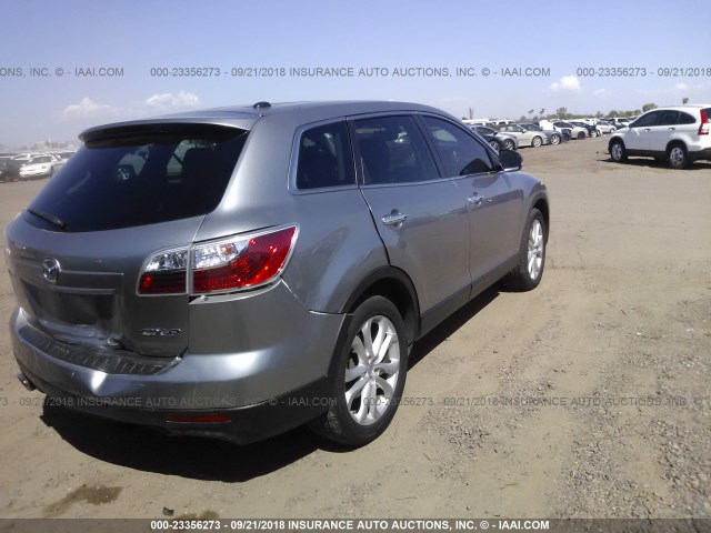 JM3TB2DA1C0336564 - 2012 MAZDA CX-9 SILVER photo 4