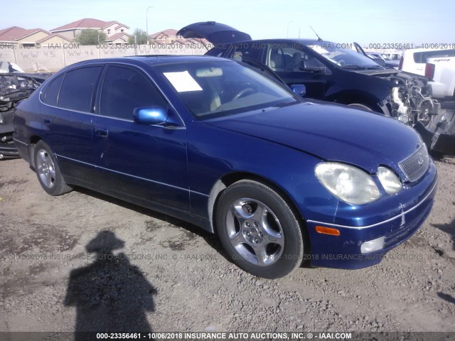 JT8BD68S0Y0094848 - 2000 LEXUS GS 300 BLUE photo 1