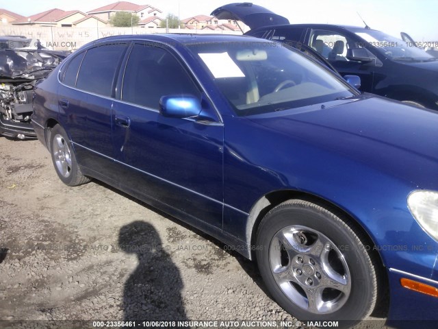 JT8BD68S0Y0094848 - 2000 LEXUS GS 300 BLUE photo 6