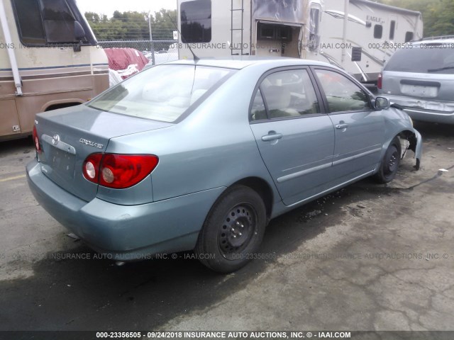 2T1BR32E36C602110 - 2006 TOYOTA COROLLA CE/LE/S GREEN photo 4