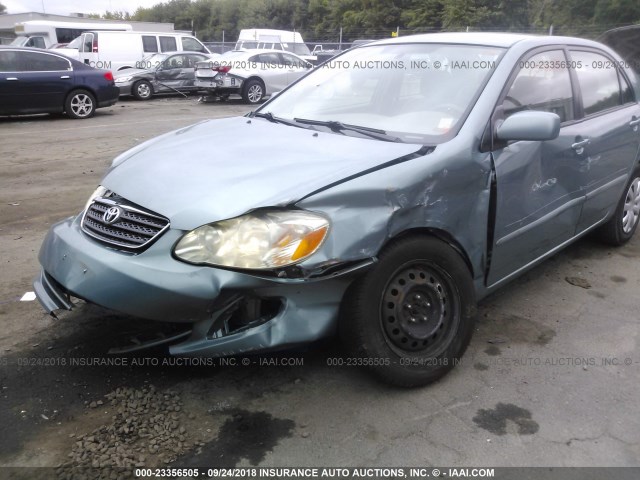 2T1BR32E36C602110 - 2006 TOYOTA COROLLA CE/LE/S GREEN photo 6