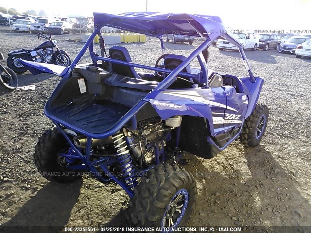 5Y4AN15YXJA100149 - 2018 YAMAHA YXZ1000 ETS BLUE photo 4