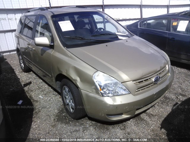 KNDMB133396321936 - 2009 KIA SEDONA BEIGE photo 1