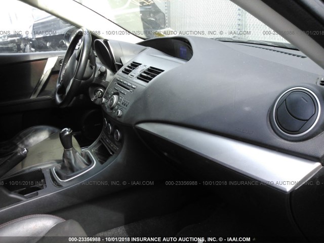 JM1BL1L34C1530644 - 2012 MAZDA SPEED 3 BLACK photo 5