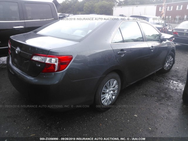 4T1BF1FK1DU213149 - 2013 TOYOTA CAMRY L/SE/LE/XLE 灰色 照片 4