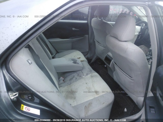 4T1BF1FK1DU213149 - 2013 TOYOTA CAMRY L/SE/LE/XLE 灰色 照片 8