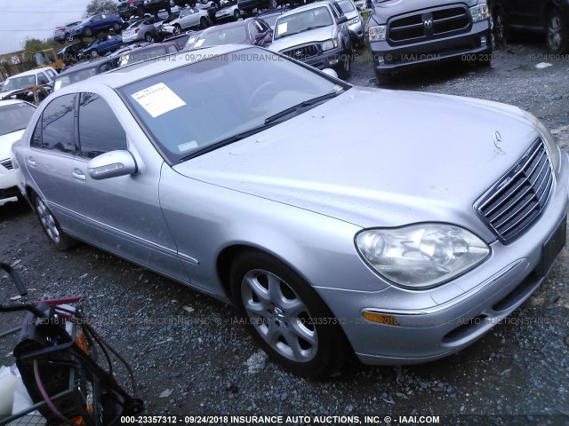WDBNG84J03A368484 - 2003 MERCEDES-BENZ S 500 4MATIC SILVER photo 1