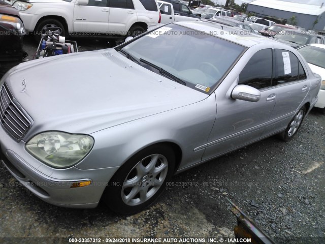 WDBNG84J03A368484 - 2003 MERCEDES-BENZ S 500 4MATIC SILVER photo 2