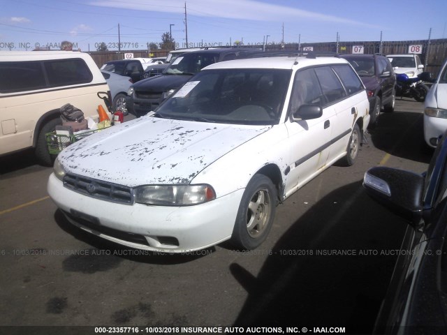 4S3BK6359S6313688 - 1995 SUBARU LEGACY L/OUTBACK WHITE photo 2