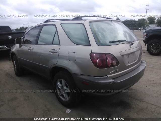 JT6GF10U7Y0075450 - 2000 LEXUS RX 300 GOLD photo 3