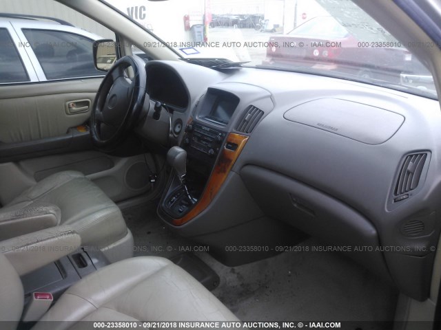 JT6GF10U7Y0075450 - 2000 LEXUS RX 300 GOLD photo 5