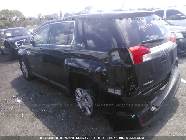 2GKALMEK6H6274355 - 2017 GMC TERRAIN SLE BLACK photo 3