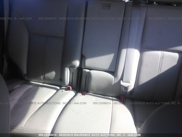 2FMDK4JC1DBC11669 - 2013 FORD EDGE SEL WHITE photo 8