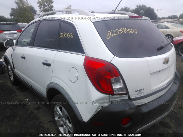3GNAL2EK1ES622034 - 2014 CHEVROLET CAPTIVA LS 白色 照片 3