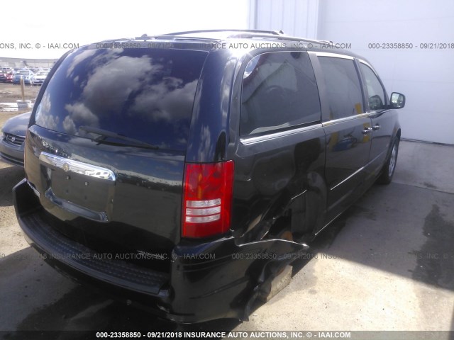 2A8HR54P48R787672 - 2008 CHRYSLER TOWN & COUNTRY TOURING BLACK photo 4