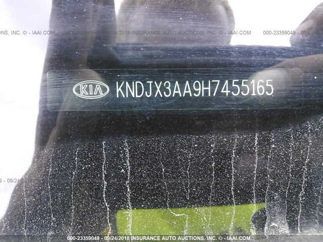 KNDJX3AA9H7455165 - 2017 KIA SOUL ! SILVER photo 9