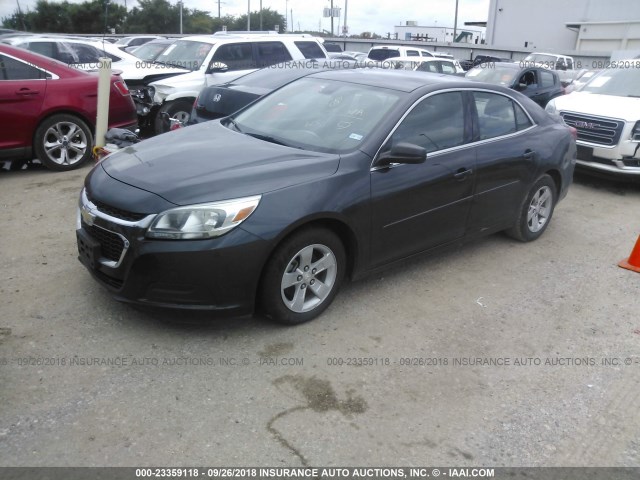 1G11B5SL6FF149935 - 2015 CHEVROLET MALIBU LS 灰色 照片 2