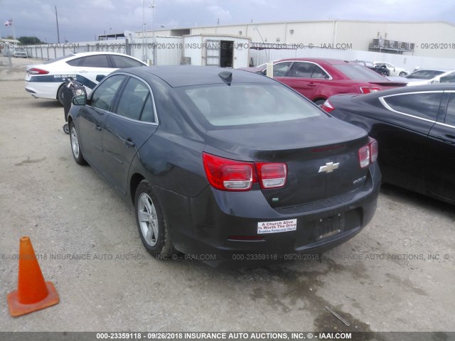 1G11B5SL6FF149935 - 2015 CHEVROLET MALIBU LS 灰色 照片 3