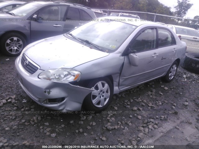 2T1BR32E08C923931 - 2008 TOYOTA COROLLA CE/LE/S SILVER photo 2