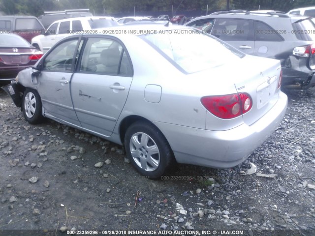 2T1BR32E08C923931 - 2008 TOYOTA COROLLA CE/LE/S SILVER photo 3