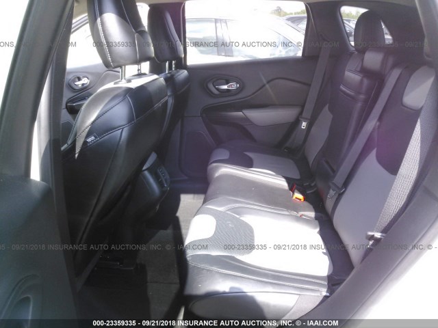 1C4PJLDB8EW130718 - 2014 JEEP CHEROKEE LIMITED WHITE photo 8