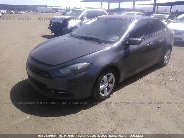 1C3CDFBB6FD278071 - 2015 DODGE DART SXT GRAY photo 2