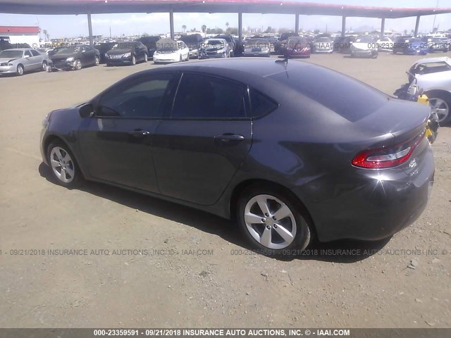 1C3CDFBB6FD278071 - 2015 DODGE DART SXT GRAY photo 3