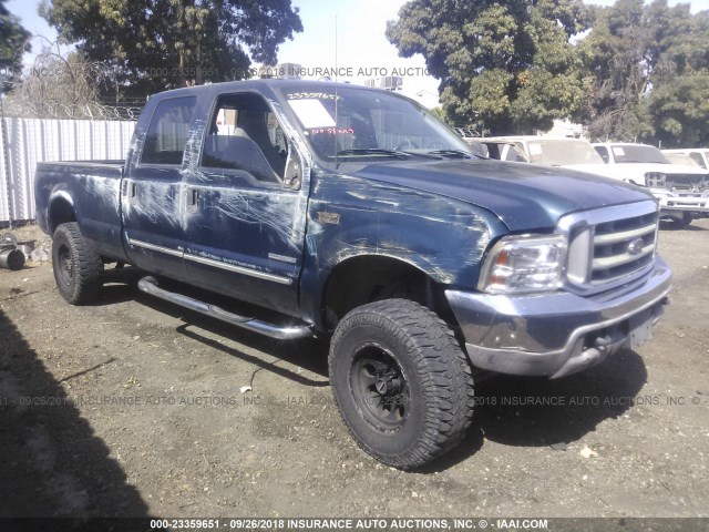 1FTSW31F8XEE13017 - 1999 FORD F350 SRW SUPER DUTY BLUE photo 1