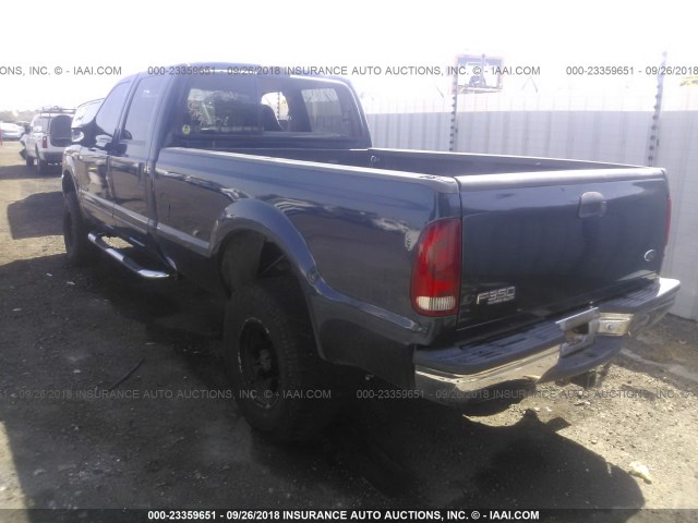 1FTSW31F8XEE13017 - 1999 FORD F350 SRW SUPER DUTY BLUE photo 3