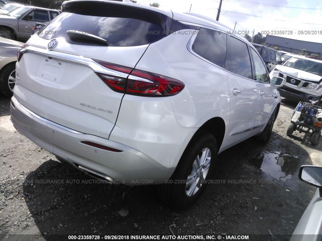 5GAERBKW8JJ282166 - 2018 BUICK ENCLAVE ESSENCE WHITE photo 4