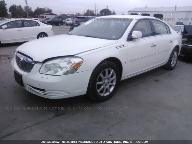 1G4HD57248U126034 - 2008 BUICK LUCERNE CXL WHITE photo 2