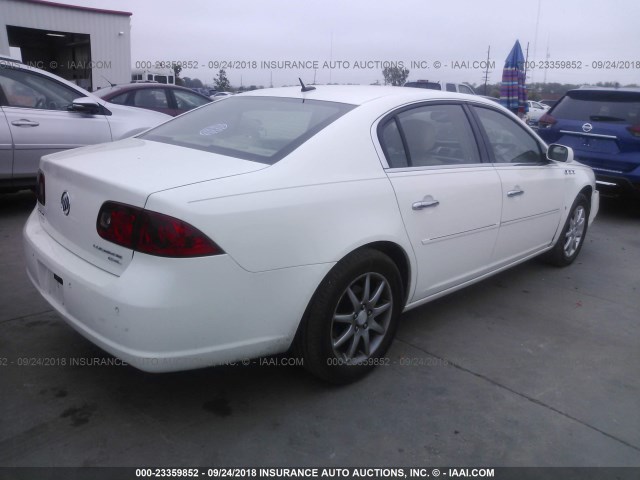 1G4HD57248U126034 - 2008 BUICK LUCERNE CXL WHITE photo 4