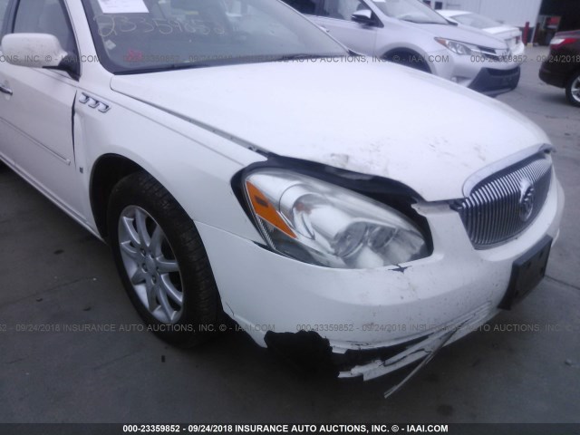 1G4HD57248U126034 - 2008 BUICK LUCERNE CXL WHITE photo 6